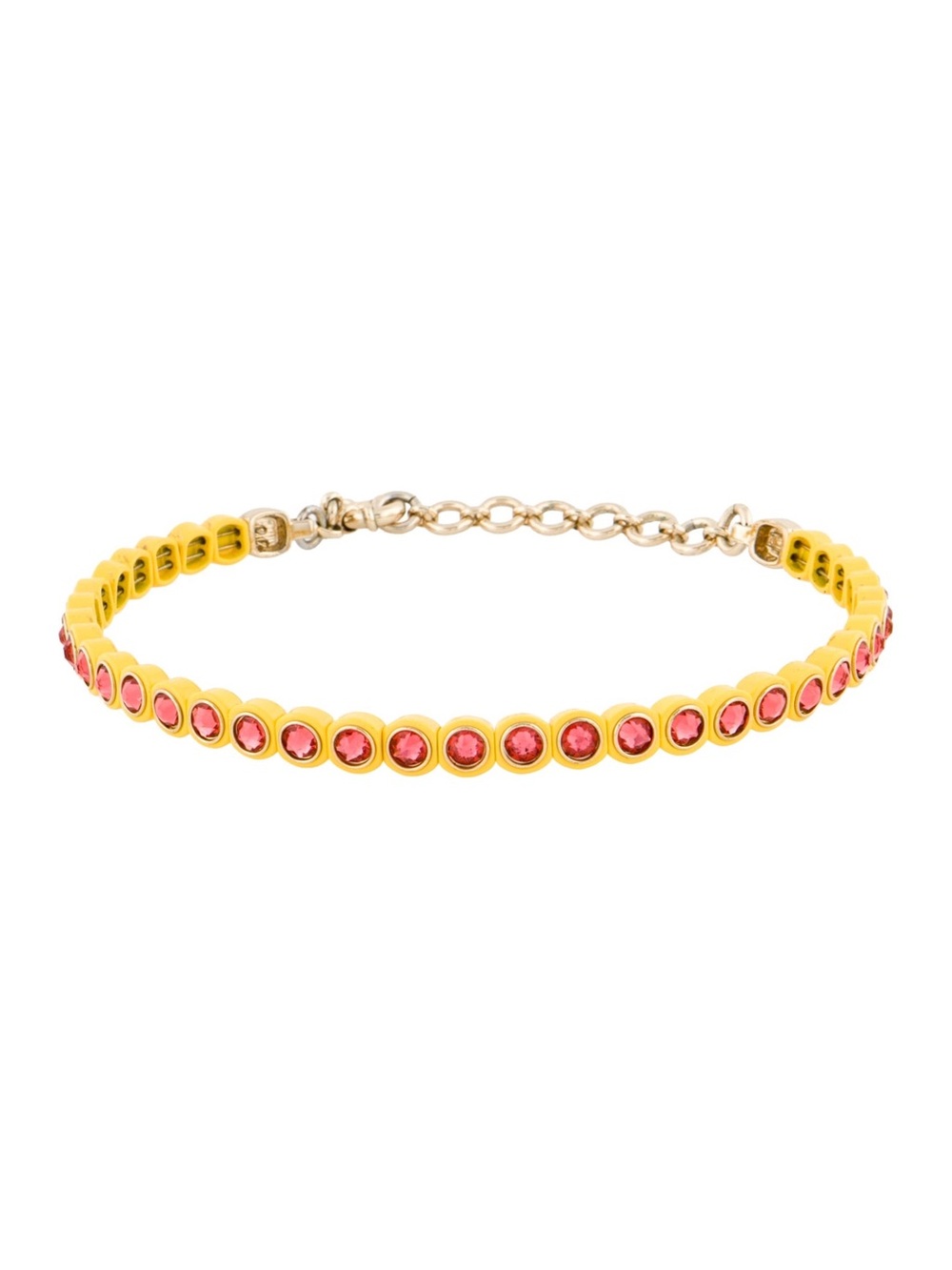 Roxanne Assoulin Crystal and Enamel Choker Necklace- RARE